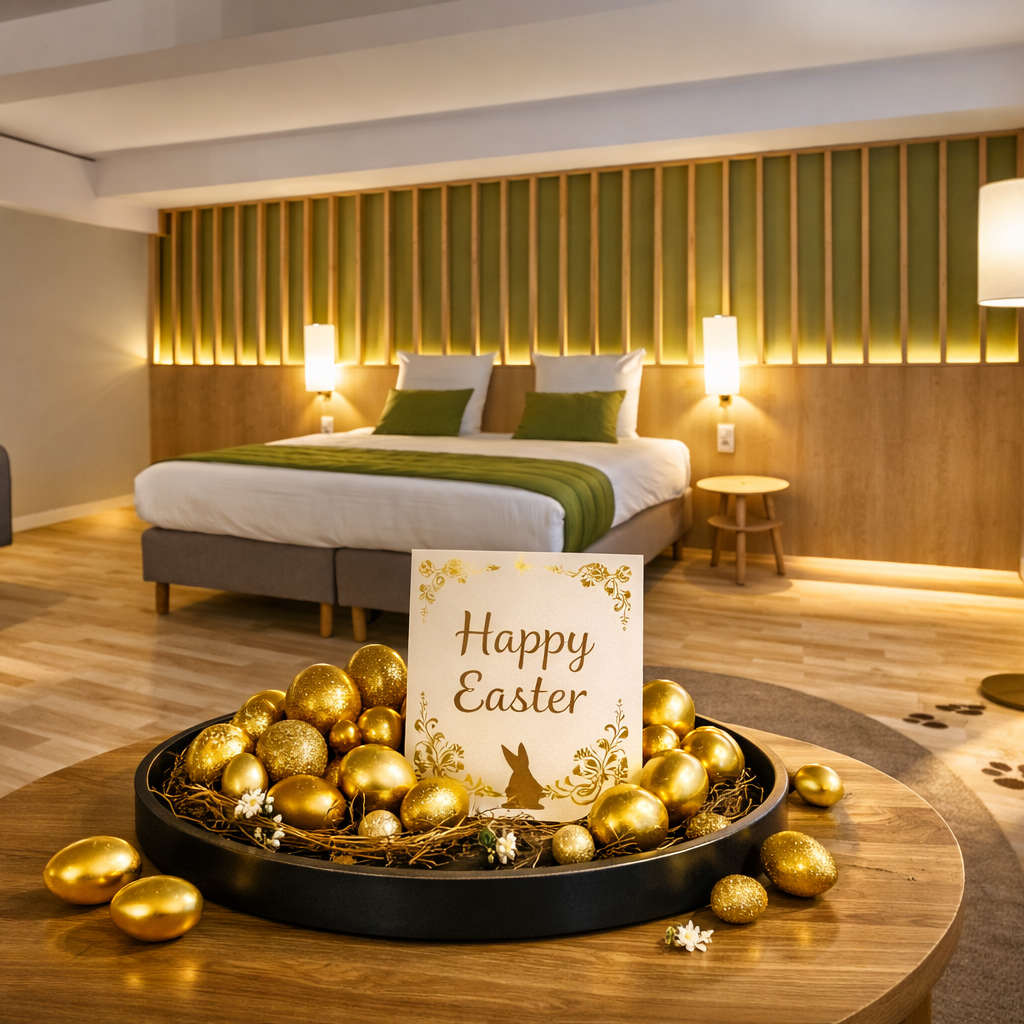 Celebrate Easter in Brussels with the Easter Package at Yadoya Hotel. Enjoy a chocolate Easter treat, scented bag, spring mocktail, late check-out if possible and kids’ colouring plates for stays until April 12.